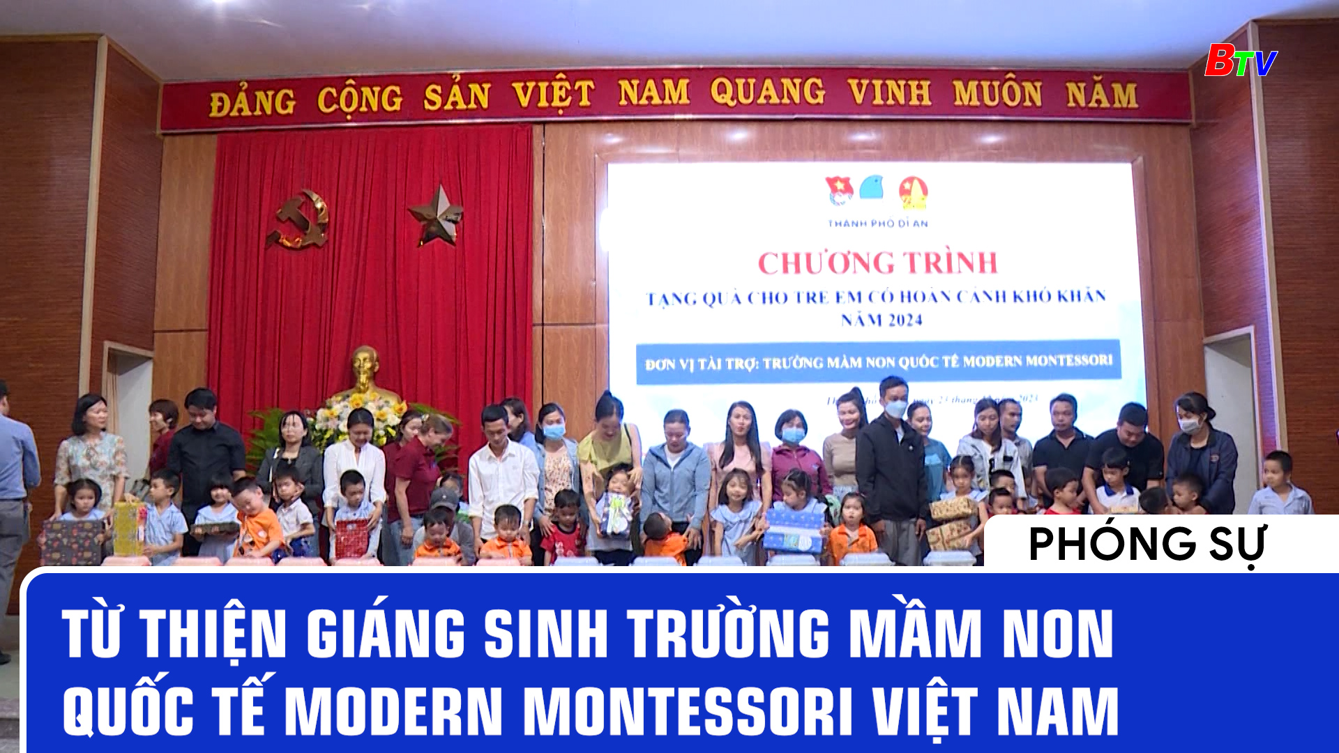 Từ thiện Giáng sinh trường mầm non Quốc tế Modern Montessori Việt Nam